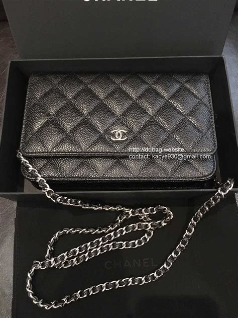 chanel classic wallet chain|fashionphile chanel wallet on chain.